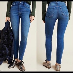 NWT Mother The Looker Ankle Fray Jeans